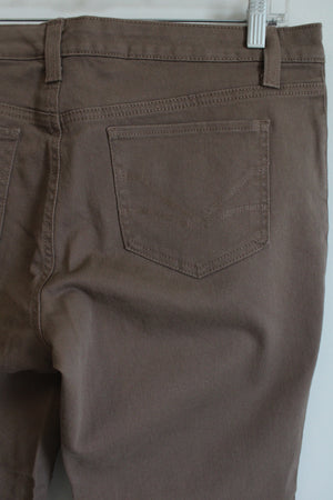 NEW Nine West Vintage America Brown Denim Capri | 12