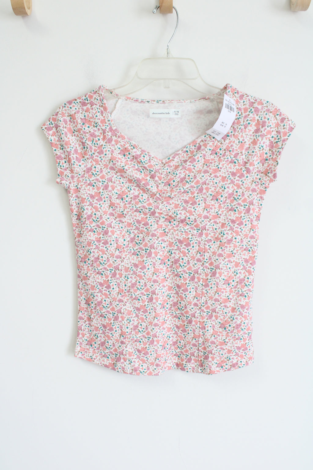 NEW Abercrombie & Fitch Pink Floral Top | 15/16
