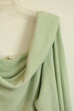 NEW a.n.a Sea Mint Cowl Neck Super Soft Blouse | 3X