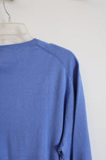NEW Polo Ralph Lauren Pima Cotton Blue V-Neck Sweater | XL