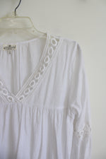 Grand&Greene With Love White Flowy Top | L