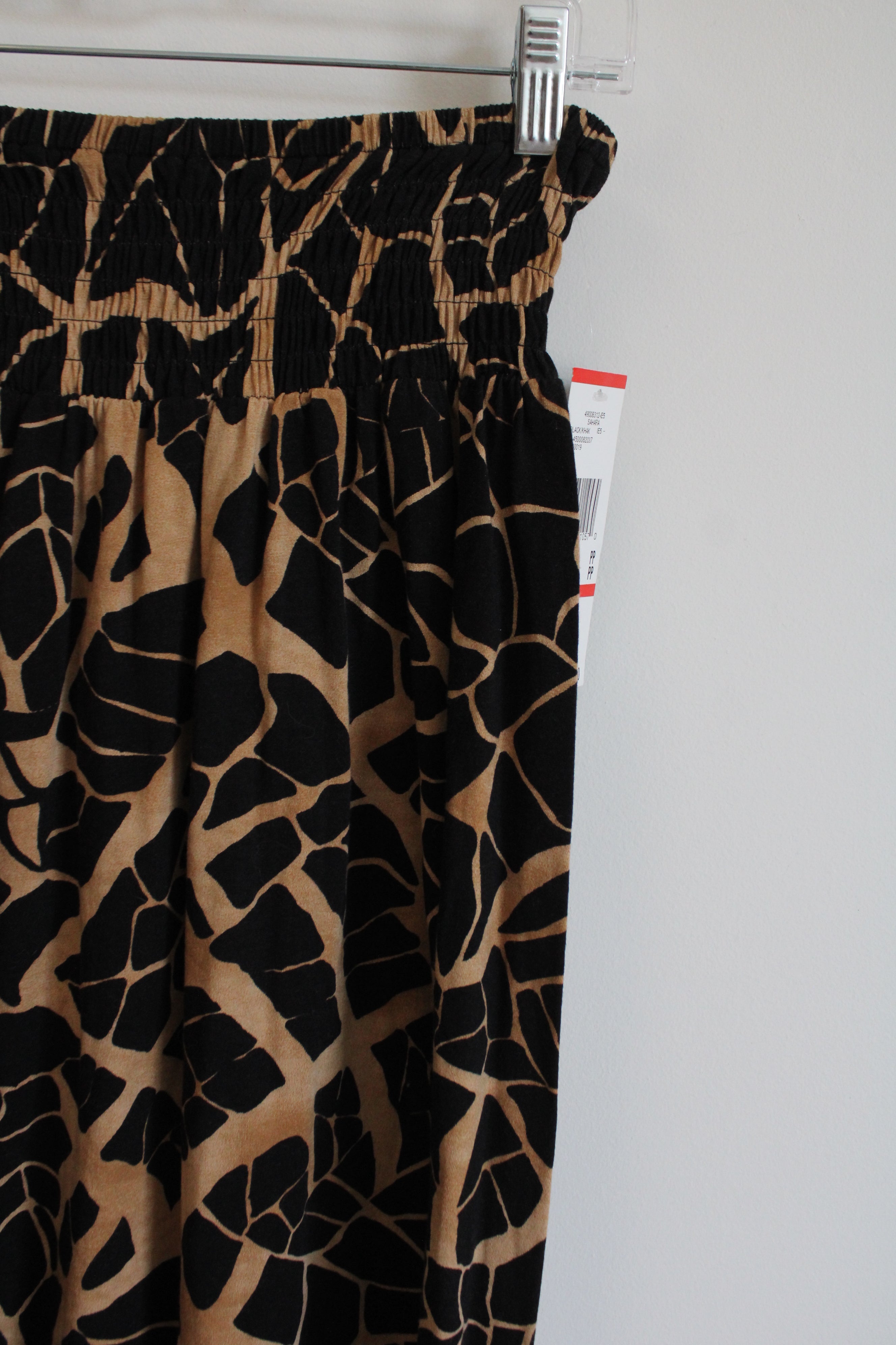 NEW Anne Klein Black Brown Pattern | Petite P