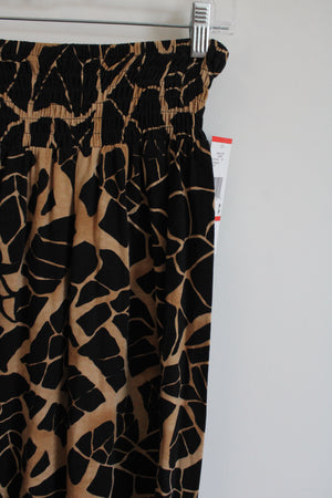NEW Anne Klein Black Brown Pattern | Petite P