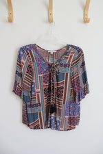 American Eagle Colorful Patterned Top | S