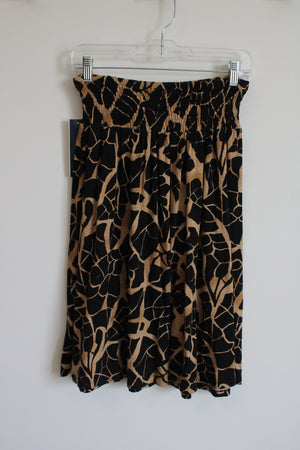 NEW Anne Klein Black Brown Pattern | Petite P