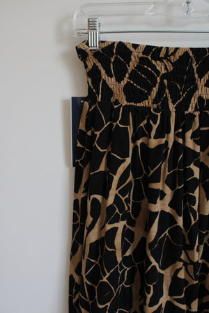 NEW Anne Klein Black Brown Pattern | Petite P