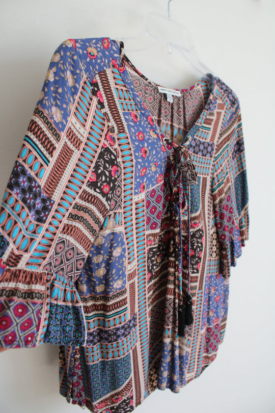 American Eagle Colorful Patterned Top | S