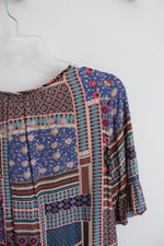 American Eagle Colorful Patterned Top | S