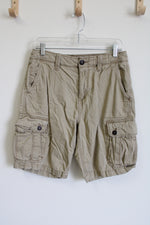American Eagle Classic Cargo Tan Shorts | 30