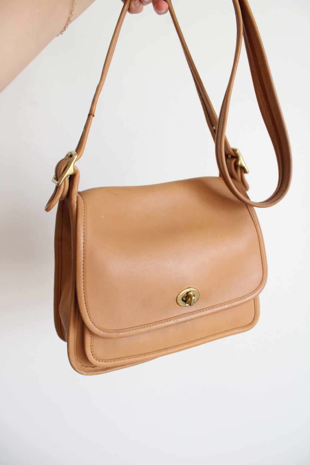 Coach Vintage Rambler Tan Shoulder Bag
