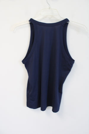 Nike Dri-Fit Elco Tennis Navy Athletic Tank Top | L