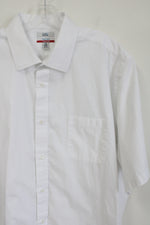 Croft & Barrow Easy Care Classic Fit White Button Down Shirt | XXL