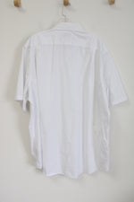 Croft & Barrow Easy Care Classic Fit White Button Down Shirt | XXL