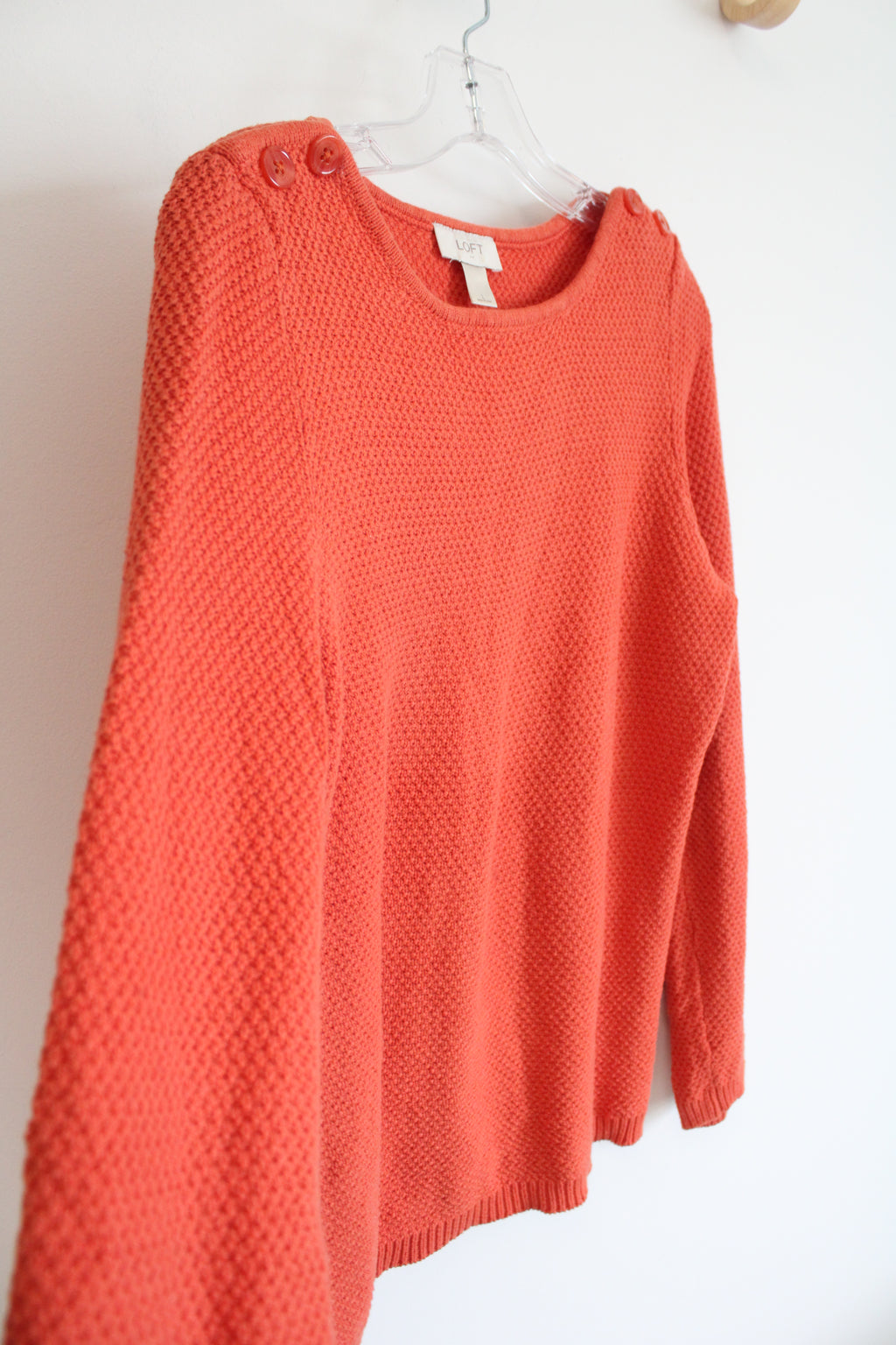 LOFT Orange Sweater | L