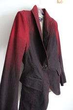 Isabel De Pedro Red Ombre Blazer | 6