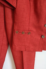 Sag Harbor Orange 2 Piece Beaded Outfit | 10