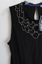 NEW Juicy Couture Black Beaded Tank | L