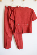 Sag Harbor Orange 2 Piece Beaded Outfit | 10