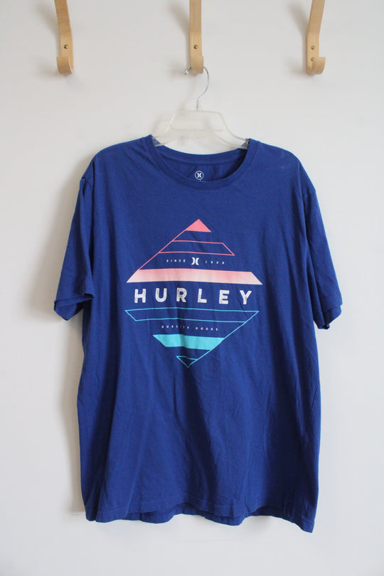Hurley Blue Logo Shirt | XL