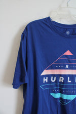 Hurley Blue Logo Shirt | XL