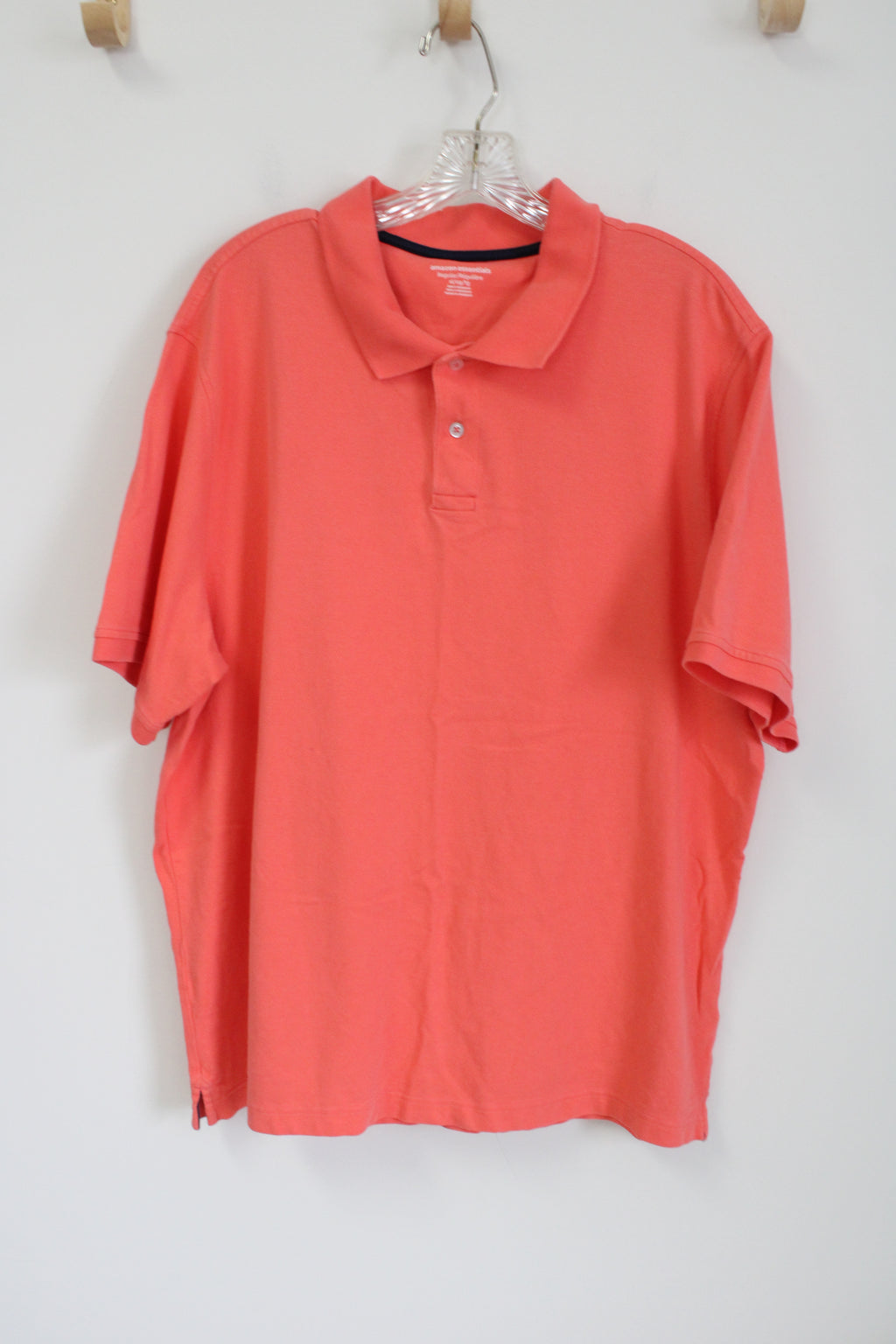 Amazon Essentials Regular Fit Coral Polo Shirt | XL