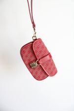 Dooney & Bourke Red Monogram Wristlet