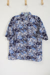 CoCo Shop Antigua West Indies Blue Patterned Shirt | M