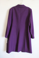 NEW Le Suit Long Purple Blazer | 14