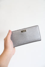 Kate Spade Metallic Silver Wallet