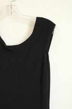 Eliza J Colorblock Black White Flare Dress | 8