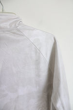 Adidas Tan & White Full Zip Track Jacket | XL