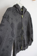 365 Kids Gray Planet Patterned Full Zip Jacket | Youth 10