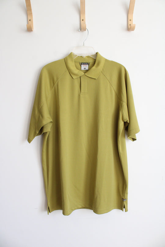 NEW Columbia Cirque Peak Peppercorn Polo Shirt | XL