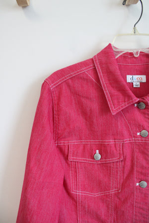 D&Co. Pink Denim Jacket | L