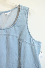 Time and Tru Light Wash Denim Dress | XXXL