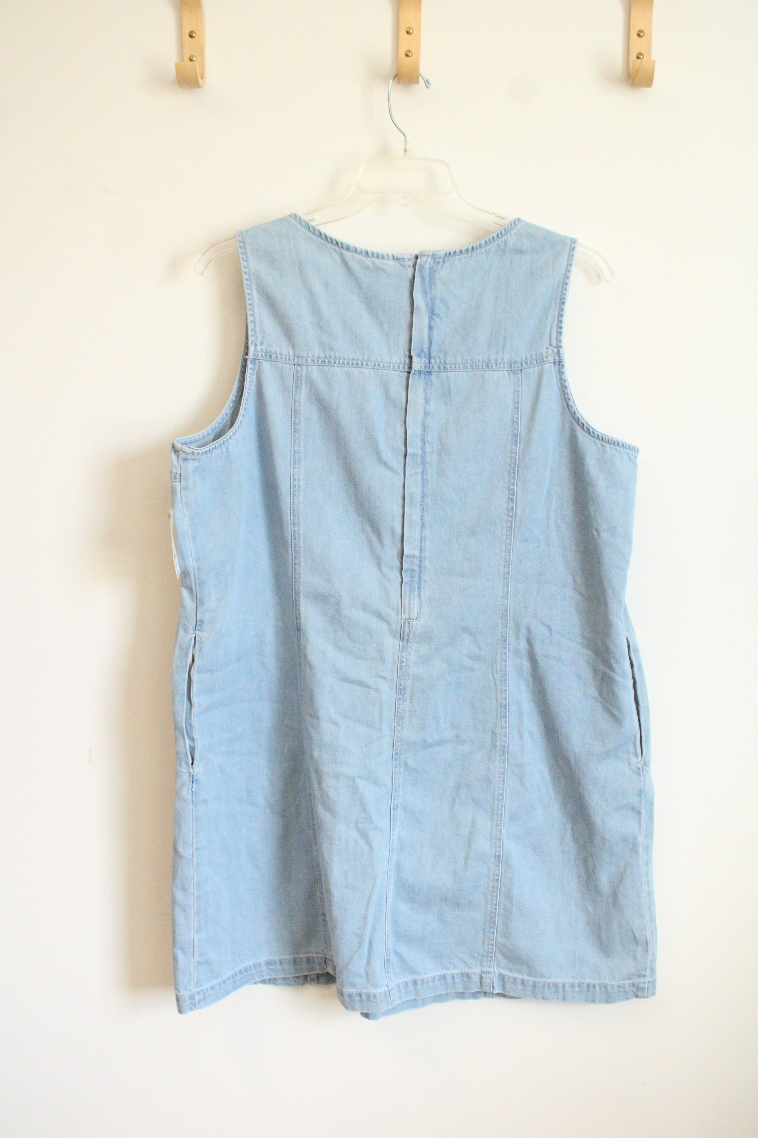time and tru denim dress Time and Tru Women's Long Sleeve Denim Shirt Dress, Sizes XS Xxxl, Size: Small, Blue