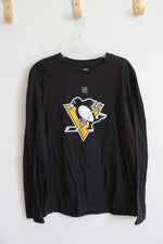 NHL Pittsburgh Penguins Black Long Sleeved Tee | Youth XL (18)
