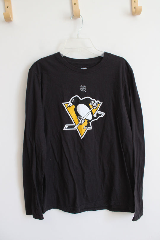 NHL Pittsburgh Penguins Black Long Sleeved Tee | Youth XL (18)