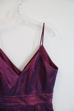 Badgley Mischka Purple Pink Metallic Dress | 10