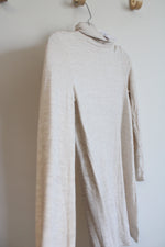 NEW American Eagle Beige Stretch Mock Neck Dress | S
