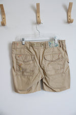 American Eagle Tan Drawstring Shorts | 2
