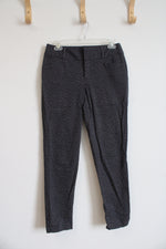 Banana Republic Jackson Fit Gray Leopard Print Pants | 0