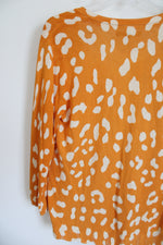 Daniel Rainn Yellow Spotted Knit Cardigan | XS