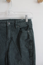 American Eagle Mom Straight Jean Green Corduroy Pants | 0