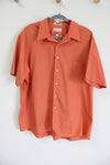 Van Heusen Orange Regular Fit Poplin Shirt | XXL