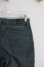 American Eagle Mom Straight Jean Green Corduroy Pants | 0