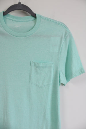 NEW J.Crew Slim Washed Blue Pocket Tee | S