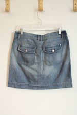 White House Black Market Denim Mini Skirt | 2