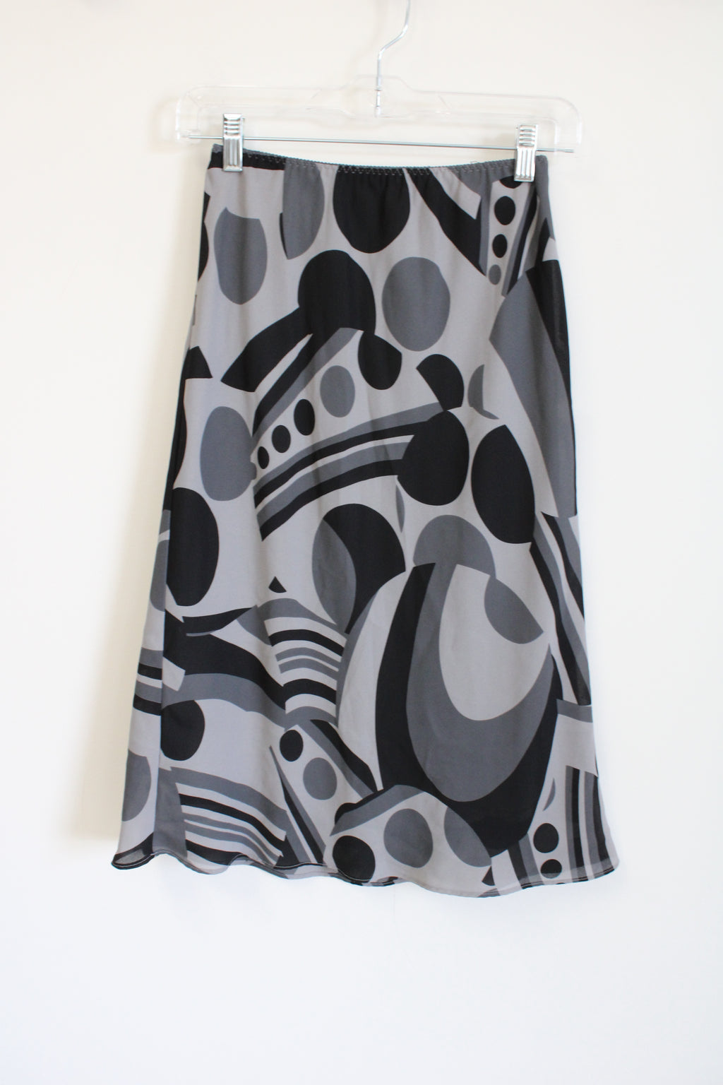 The Limited Y2K Gray Patterned Skirt | XS