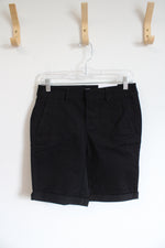 NEW LOFT Black Bermuda Shorts | 0 Petite